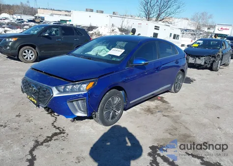 2021 Hyundai Ioniq Plug-In Hybrid Sel from USA, damaged, VIN KMHC75LD9MU261478